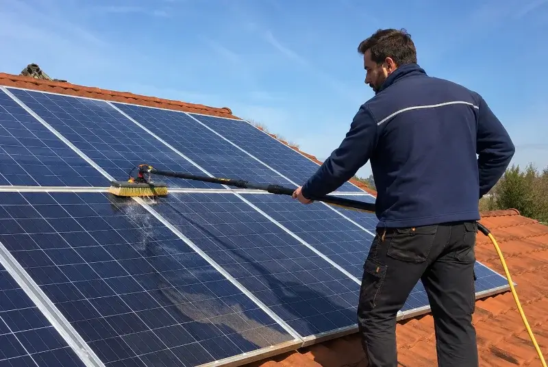 Nettoyage et entretien de panneaux solaires à Kilstett